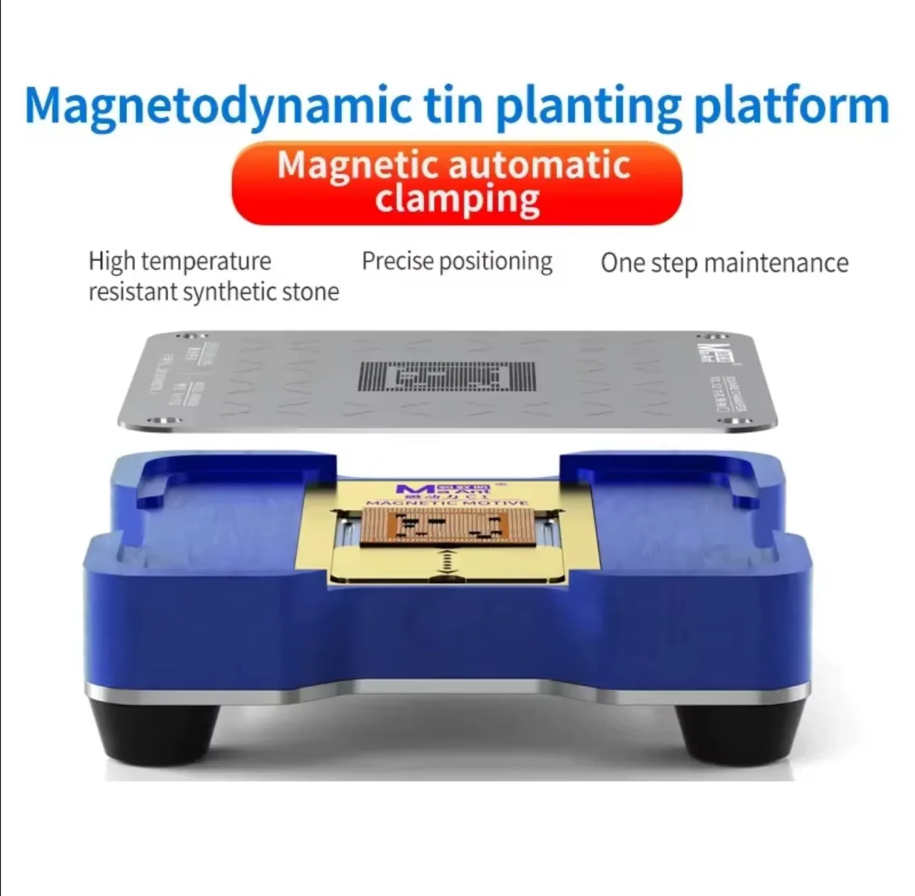 MaAnt C1 BGA Reballing Stencil iPhone A8-A17 Anakart MTK EMMC Qualcomm HUAWEI CPU