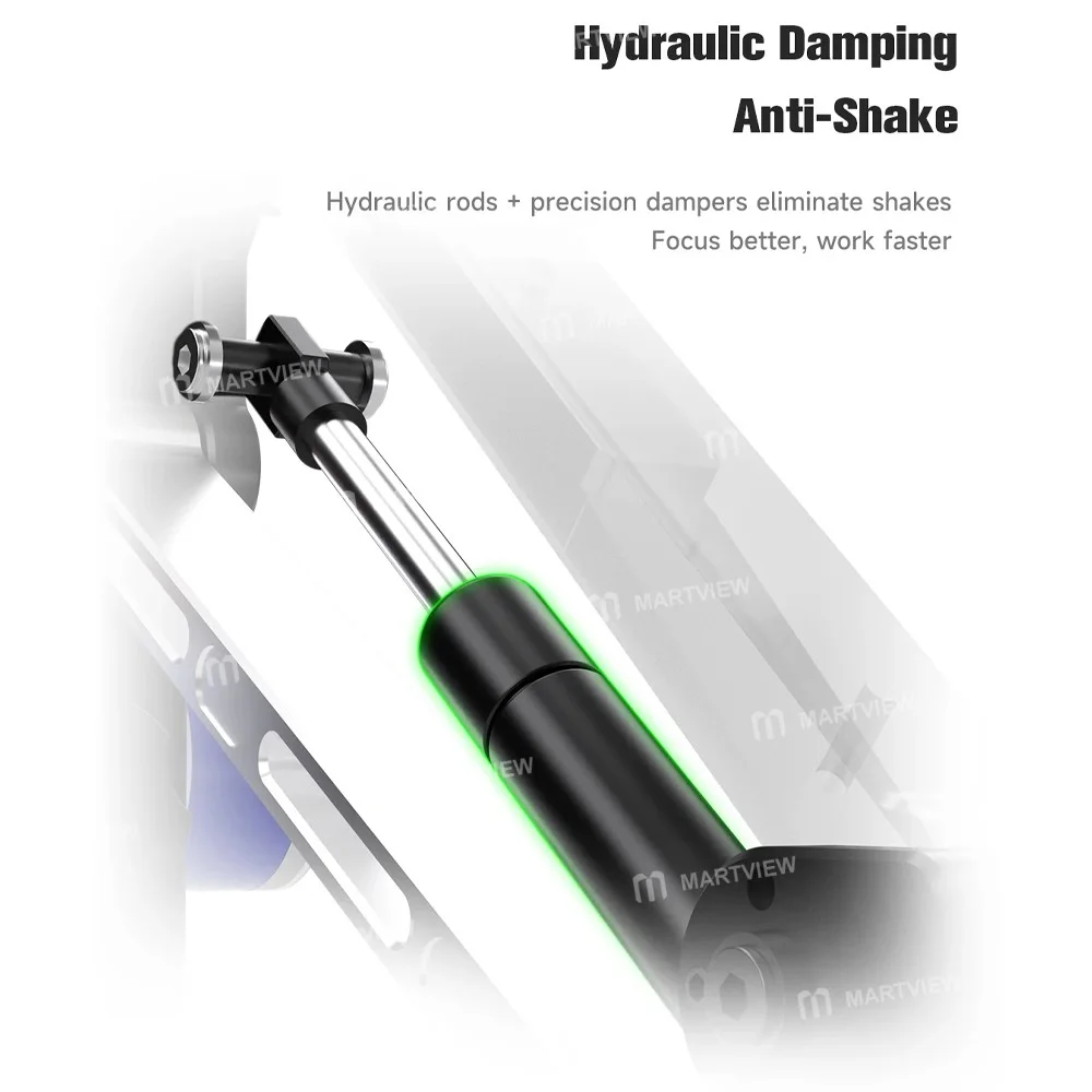 Mechanic DVS-1 360° Döndürülebilir Titreşim Önleyici Hidrolik Şok Emici Mikroskop Kolu