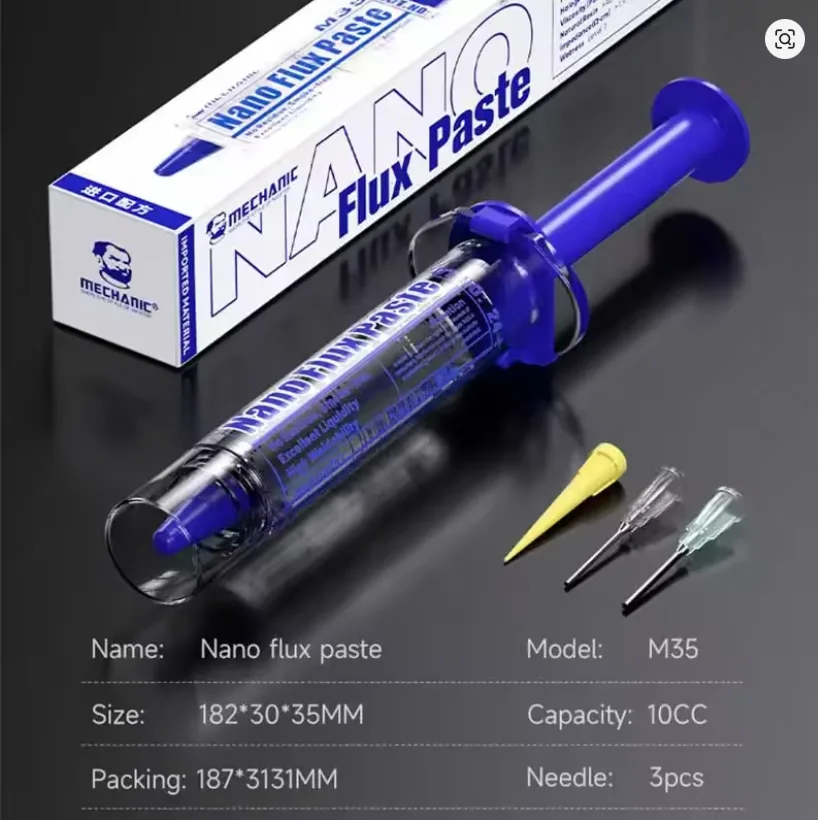 Mechanic M35 10CC FLUX Yüksek Performanslı Temizlemesiz Düşük Buğulu Nanometre