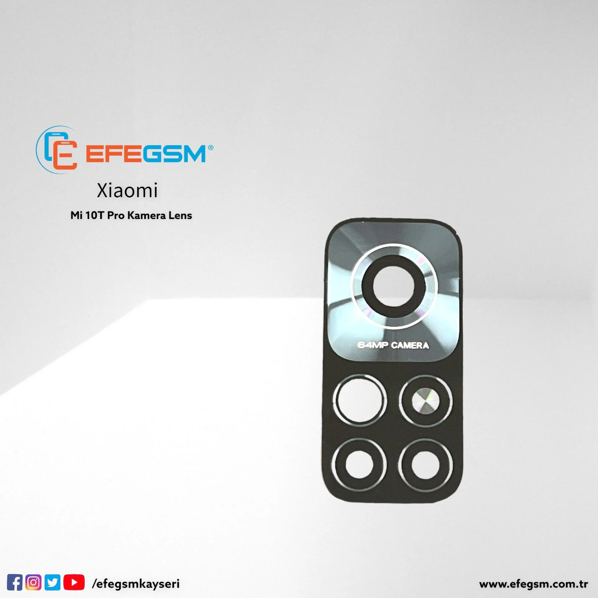 Mi 10T Mi 10T Pro Kamera Camı