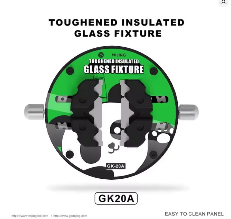 Mijing GK20A 360° Dönebilen Yüksek Sıcaklığa Dayanıklı Cam Anakart PCB Onarım Fikstürü