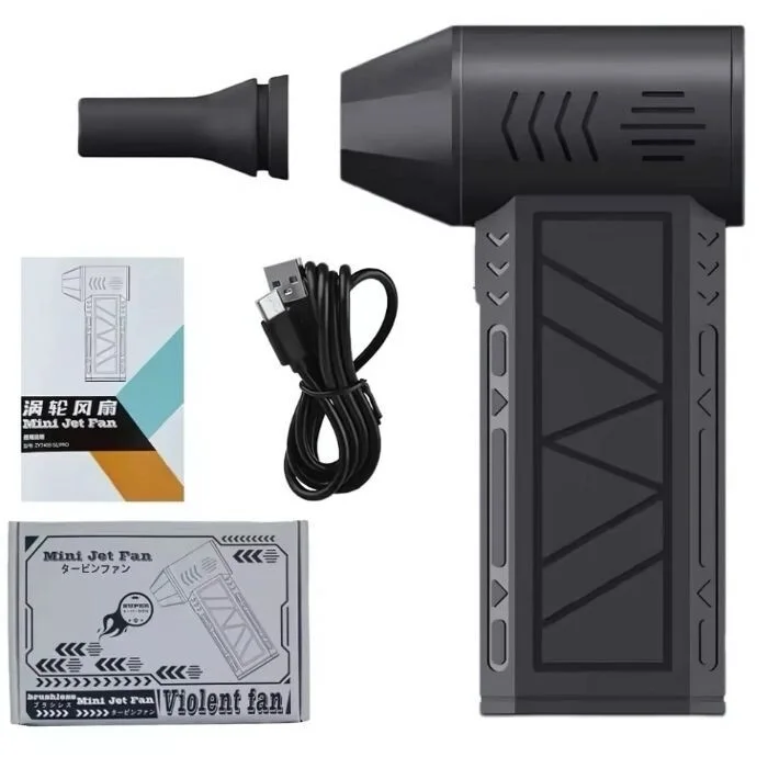 Mini Turbo Jet Fan – Işıklı ZY7400-SE/Pro 130000 RPM
