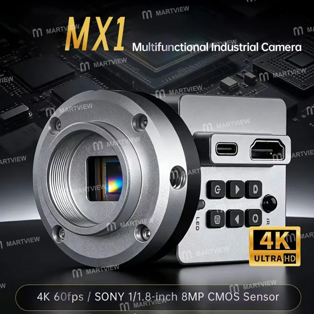 Mr.Yang MX1 HDMI ve Type-C Çift Çıkışlı 8MP Sony CMOS Sensörlü 4K Endüstriyel Mikroskop Kamerası