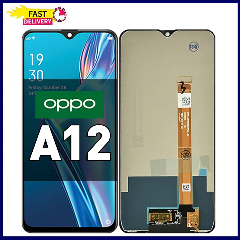 Oppo A12 Ekran Dokunmatik Orijinal Çıtasız Ürün (Çerçevesiz)