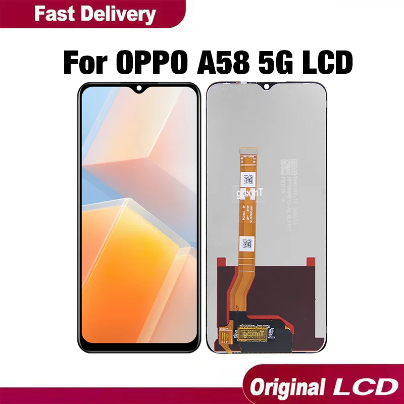 Oppo A58 5G Ekran Dokunmatik Orijinal Çıtasız Ürün (Çerçevesiz)