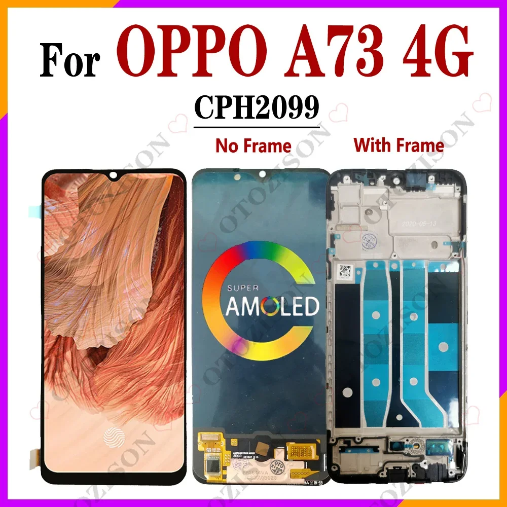 Oppo A73 4G Ekran Dokunmatik A Plus Kalite Ürün/INCELL Çıtasız (Çerçevesiz)