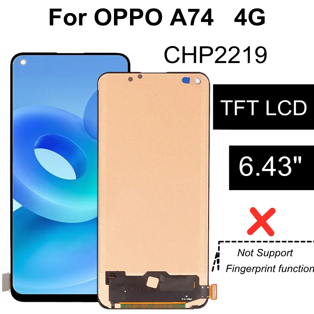 Oppo A74 4G Ekran Dokunmatik OLED 05VER Çıtasız (Çerçevesiz)