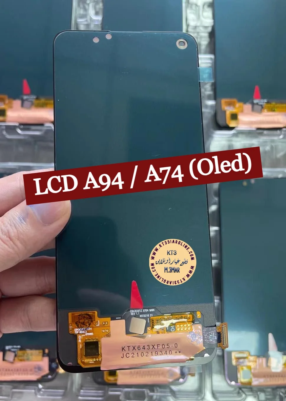Oppo A94 4G Ekran Dokunmatik OLED 04 VER Çıtasız (Çerçevesiz)