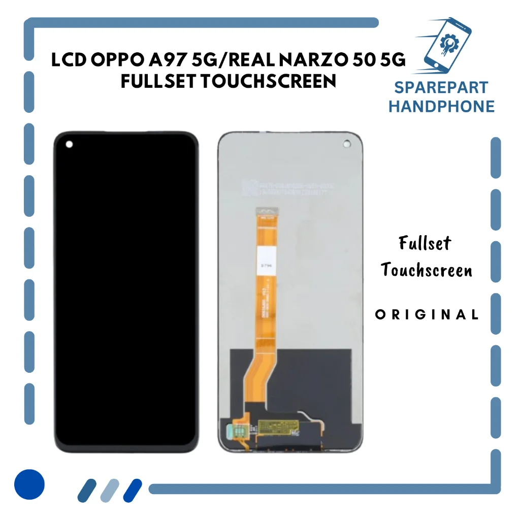 Oppo Narzo 50 Pro 5G Ekran Dokunmatik A Plus Kalite Ürün/INCELL Çıtasız (Çerçevesiz)