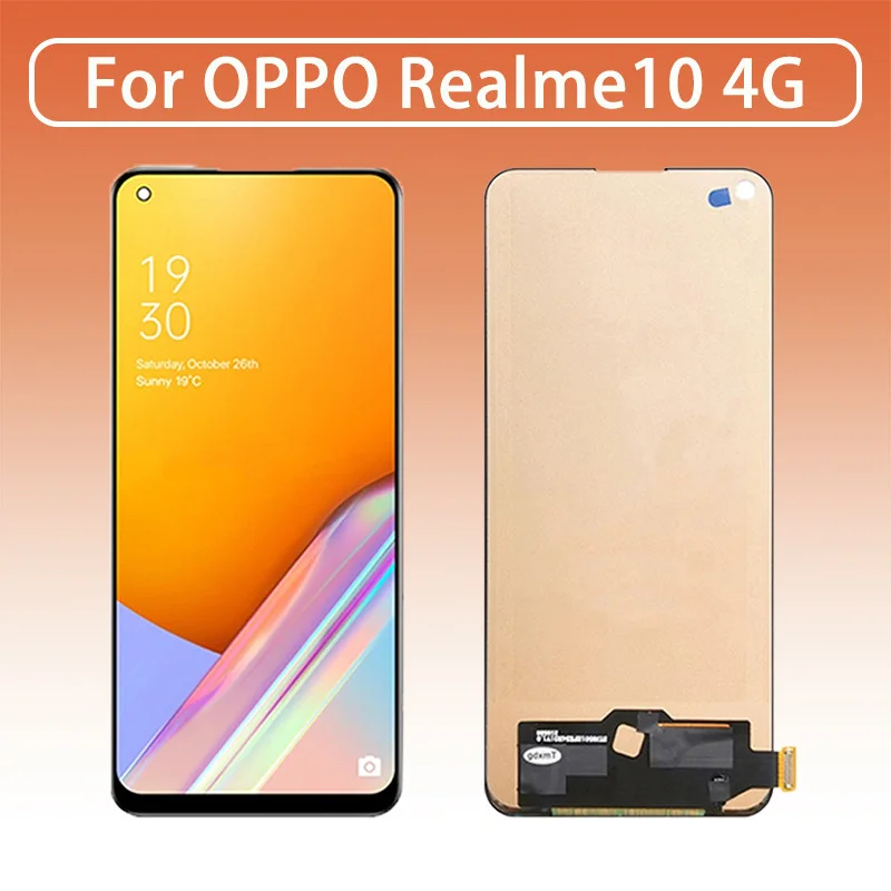 Oppo Realme 10 4G Ekran Dokunmatik OLED Çıtasız (Çerçevesiz)