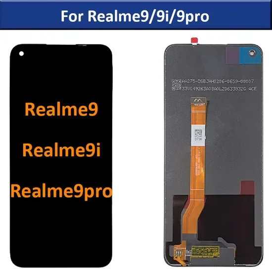 Oppo Realme 9 4G Ekran Dokunmatik OLED Çıtasız (Çerçevesiz)