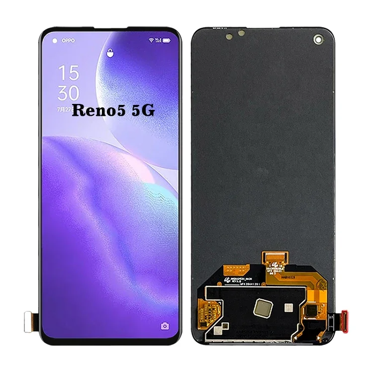Oppo Reno 5 5G Ekran Dokunmatik OLED Çıtasız (Çerçevesiz)