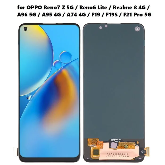 Oppo Reno 6 Lite 4G Ekran Dokunmatik OLED 05VER Çıtasız (Çerçevesiz)