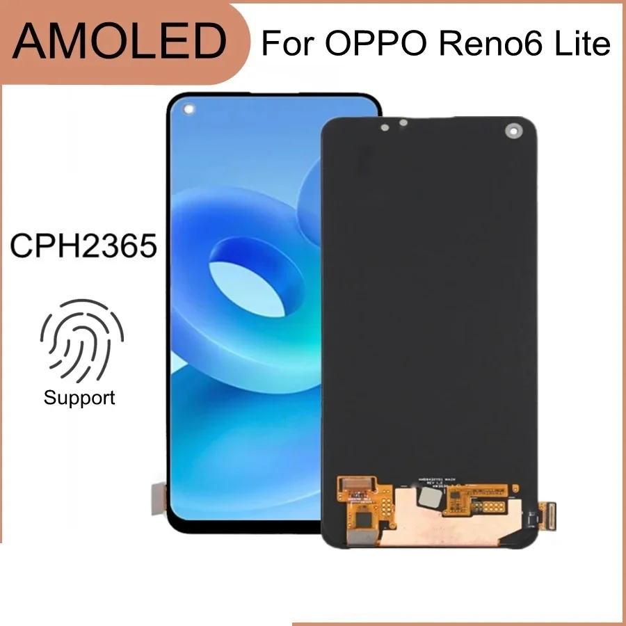 Oppo Reno 6 Lite Ekran Dokunmatik OLED 04 VER Çıtasız (Çerçevesiz)
