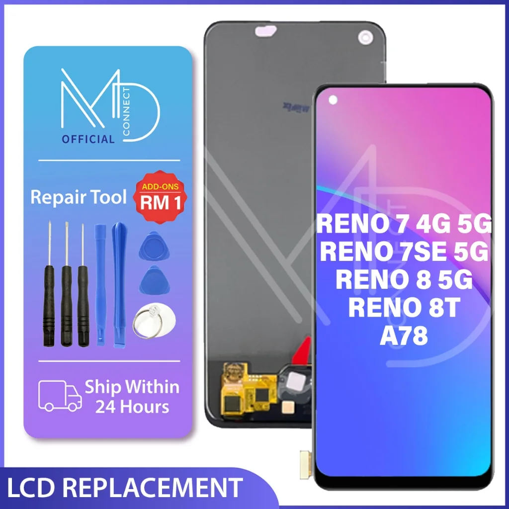 Oppo Reno 7SE Ekran Dokunmatik OLED Çıtasız (Çerçevesiz)