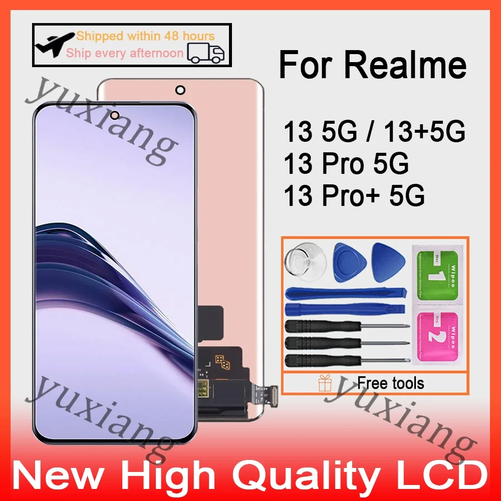 Realme 13 Pro Plus 5G Ekran Dokunmatik SOFT OLED Kalite Ekran Çıtasız (Çerçevesiz)