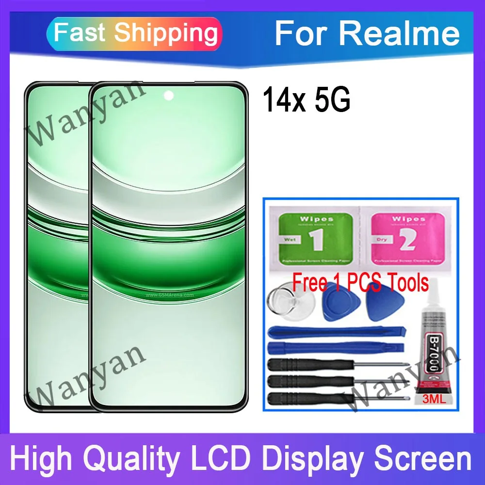 Realme 14X 5G Ekran Dokunmatik Orijinal Çıtasız Ürün (Çerçevesiz)