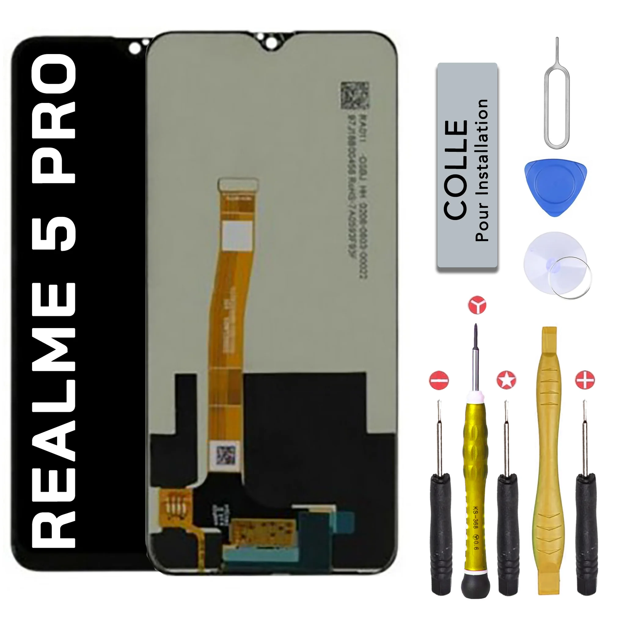 Realme 5 Pro Ekran Dokunmatik Orijinal Çıtasız Ürün (Çerçevesiz)