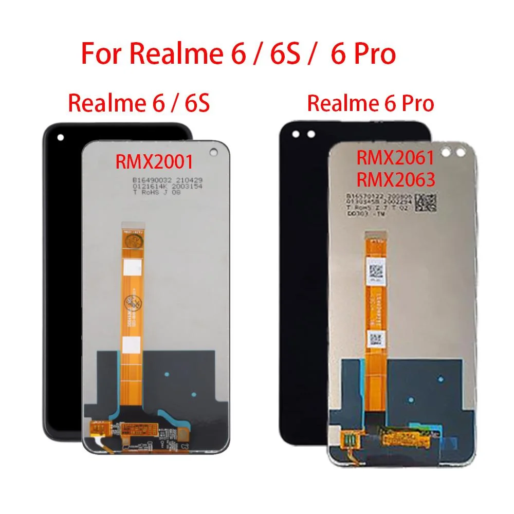 Realme 6 Pro Ekran Dokunmatik Orijinal Çıtasız Ürün (Çerçevesiz)
