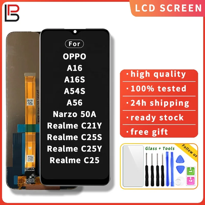 Realme A16 Ekran Dokunmatik Orijinal Çıtasız Ürün (Çerçevesiz)