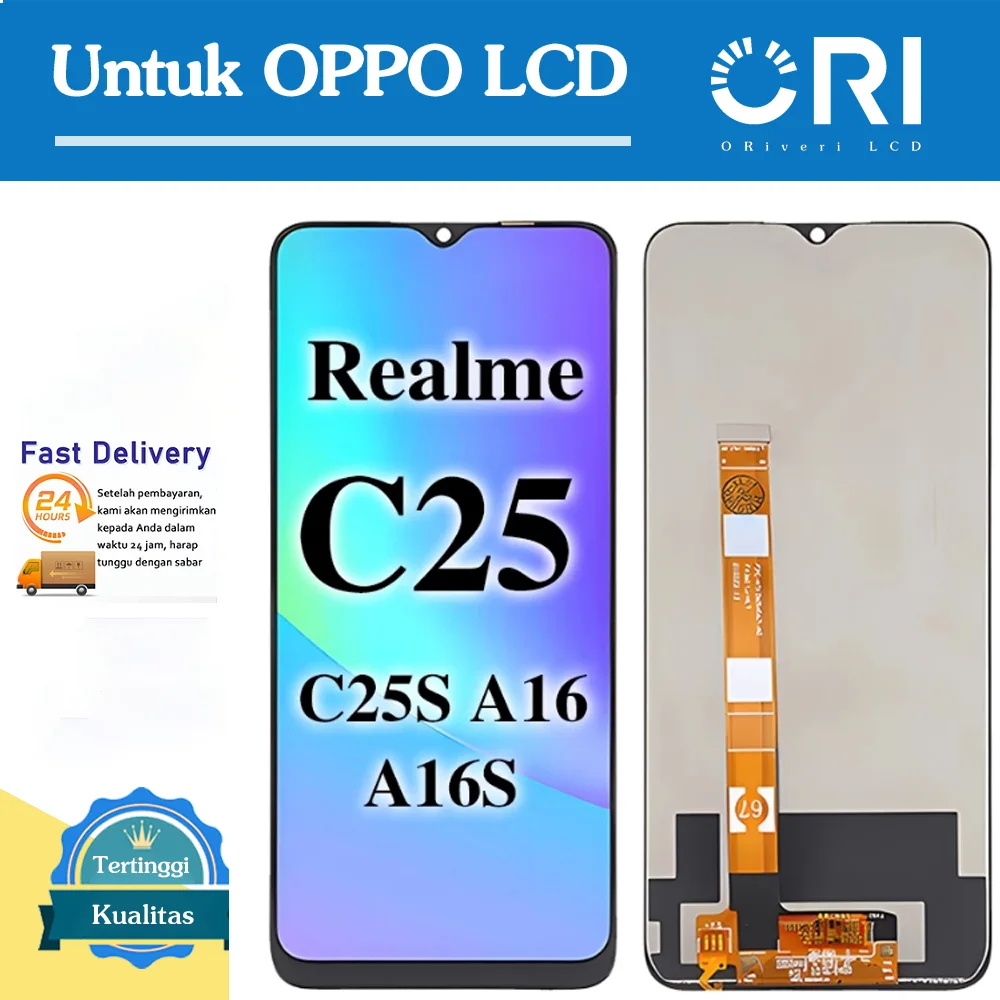Realme A16s Ekran Dokunmatik Orijinal Çıtasız Ürün (Çerçevesiz)