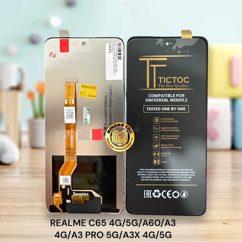 Realme A3 5G Ekran Dokunmatik Orijinal Çıtasız Ürün (Çerçevesiz)