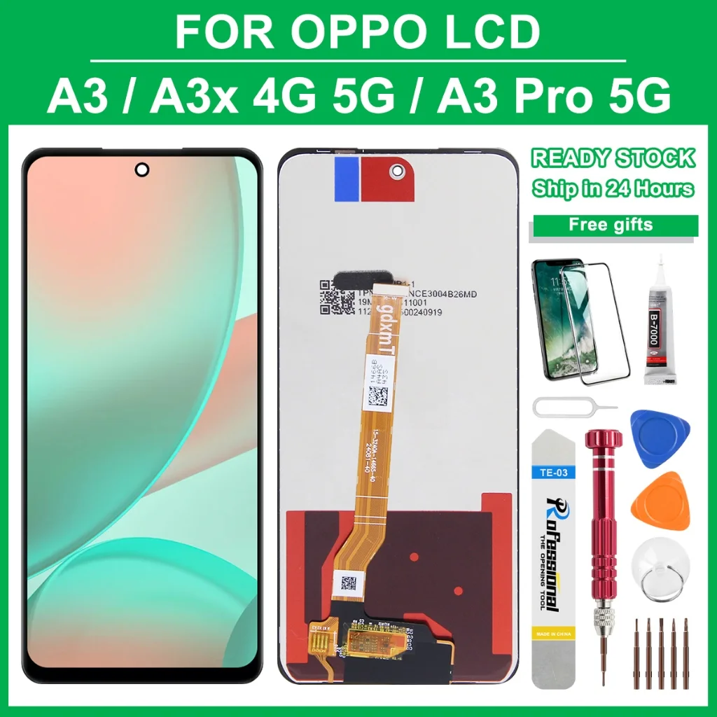 Realme A3 5G Ekran Dokunmatik Orijinal Çıtasız Ürün (Çerçevesiz)