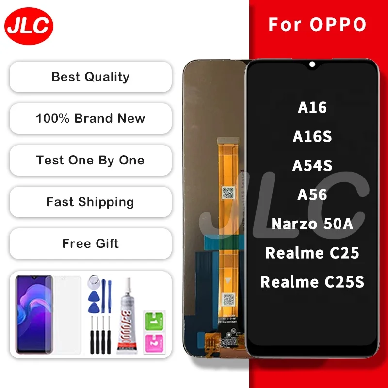Realme A6 2021 Ekran Dokunmatik Orijinal Çıtasız Ürün (Çerçevesiz)