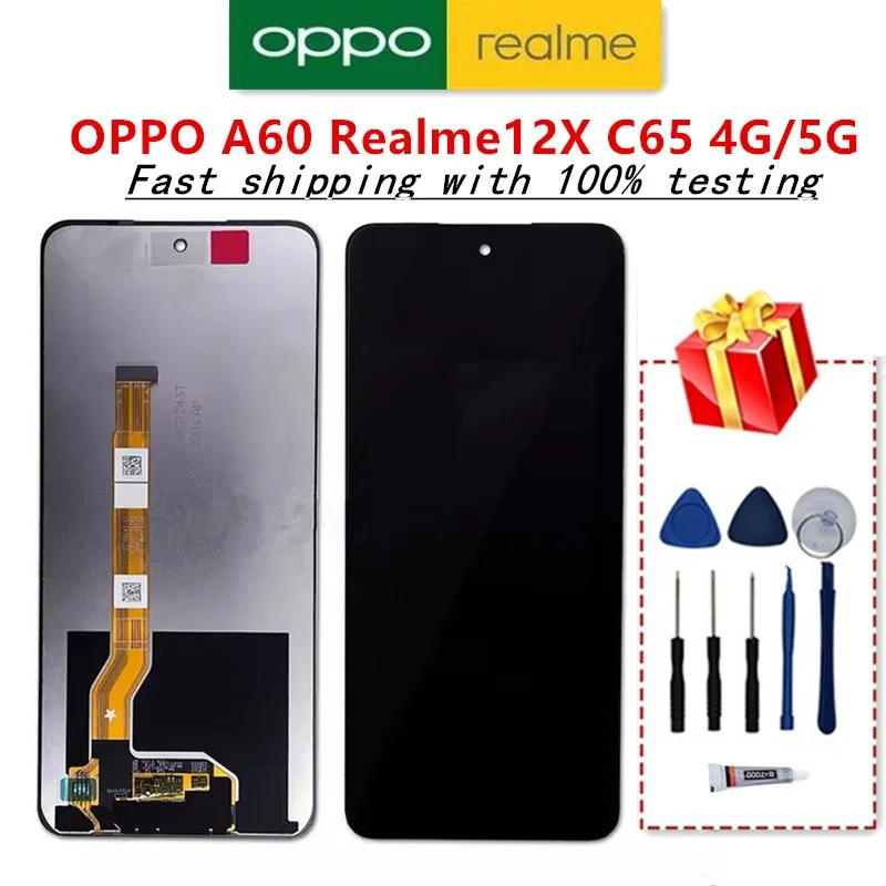 Realme C65 Ekran Dokunmatik Orijinal Çıtasız Ürün (Çerçevesiz)