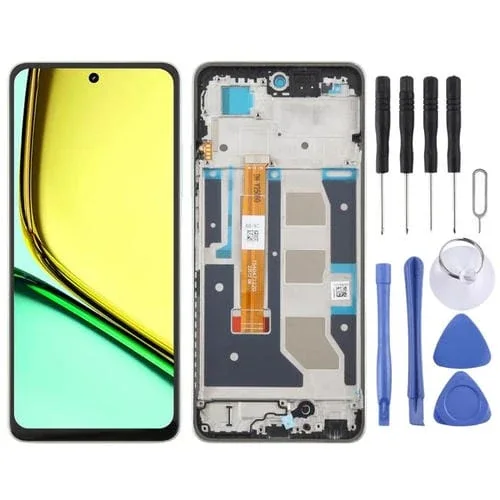 Realme C67 4G Çıtalı Ekran Dokunmatik Siyah Orijinal