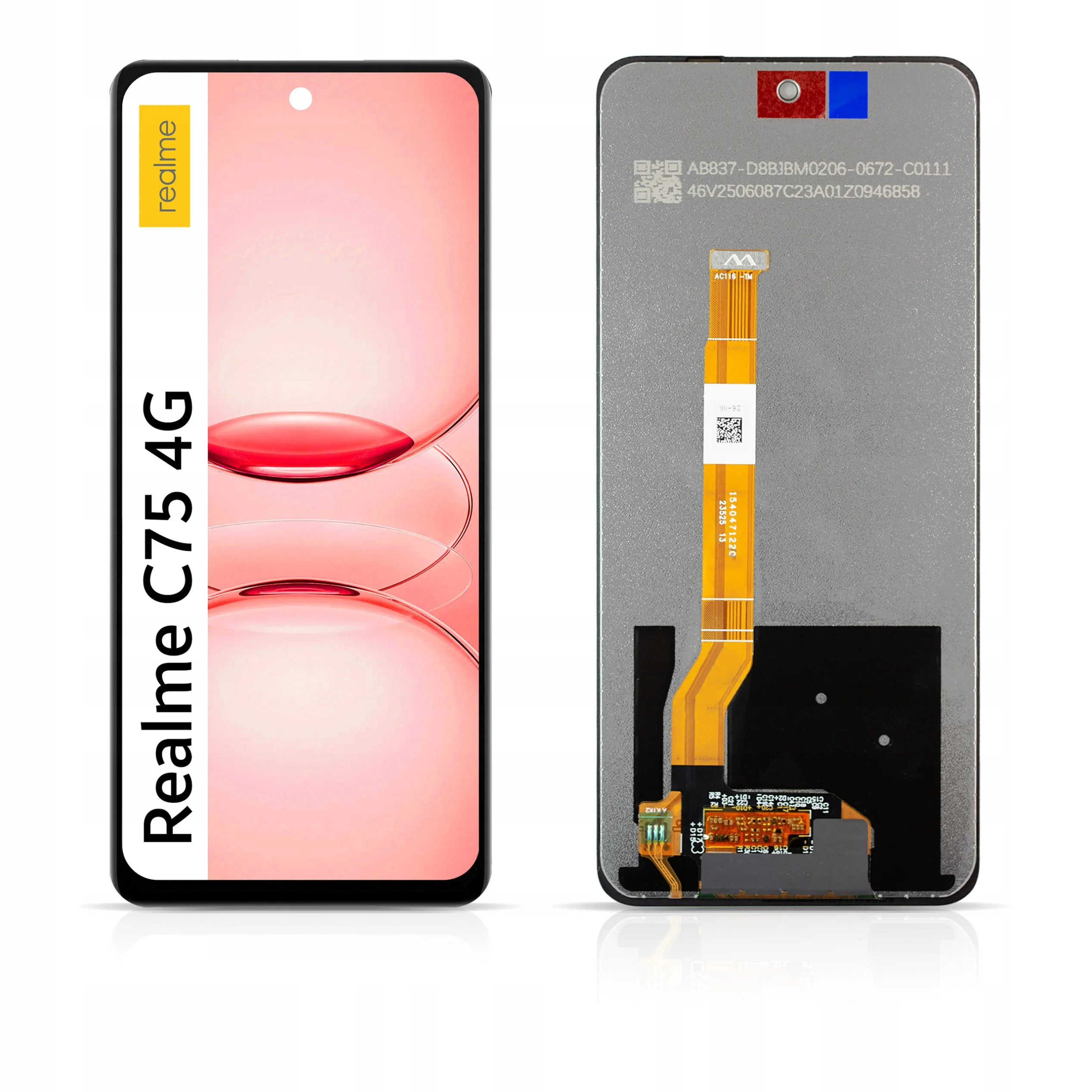 Realme C75 4G Ekran Dokunmatik Orijinal Çıtasız Ürün (Çerçevesiz)