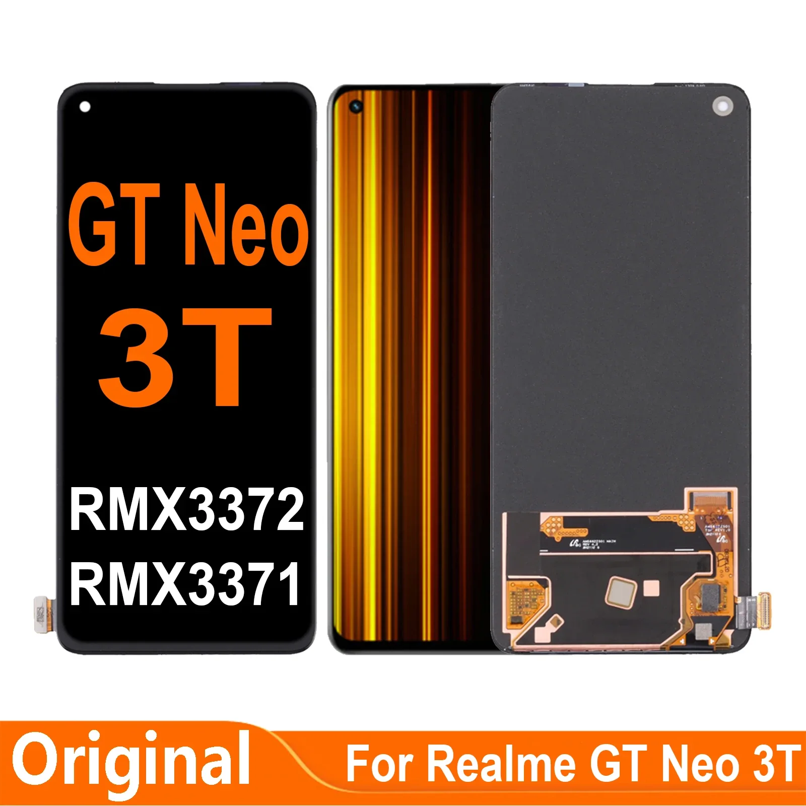 Realme Gt Neo 3T Ekran Dokunmatik OLED Çıtasız (Çerçevesiz)