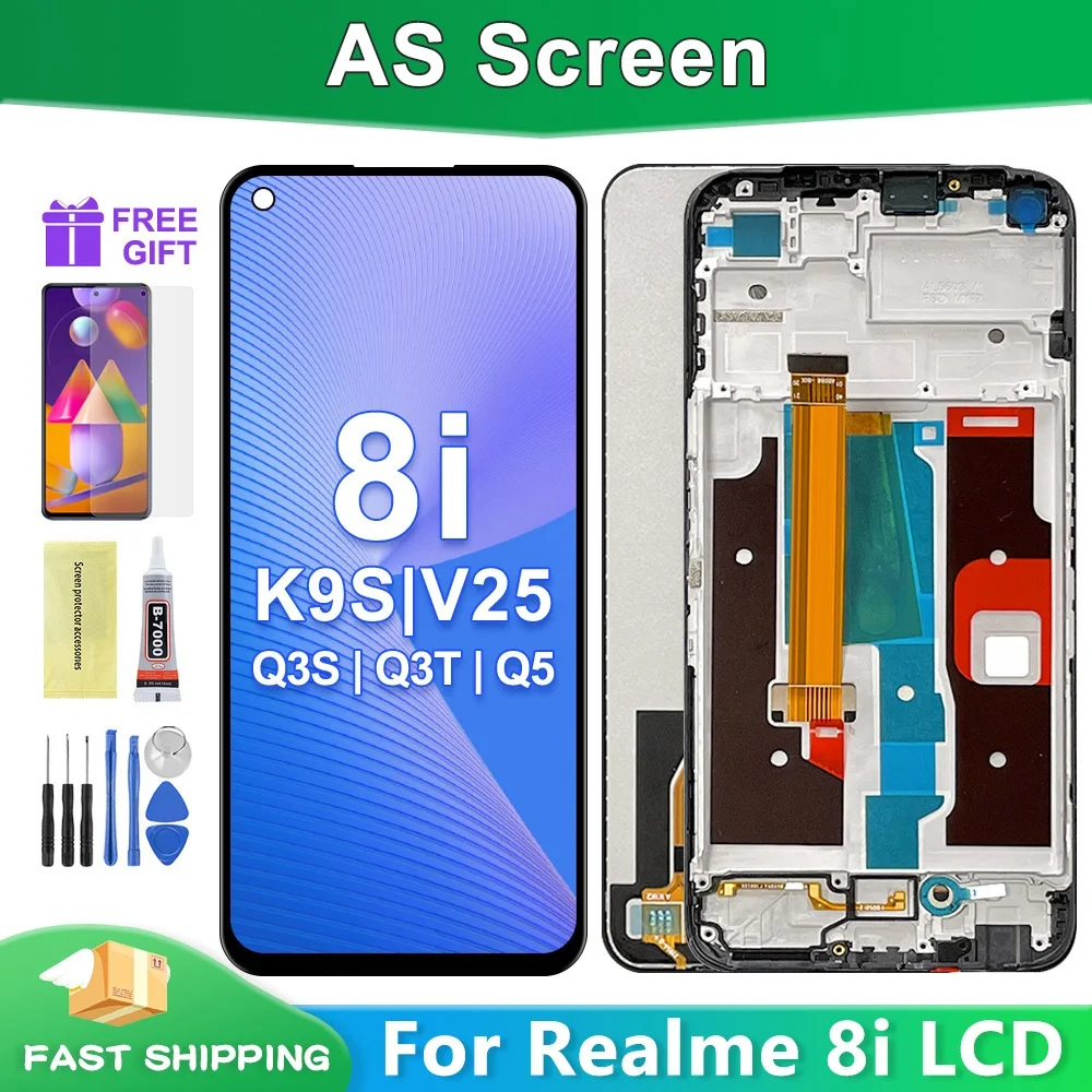 Realme K9s Ekran Dokunmatik Orijinal Çıtasız Ürün (Çerçevesiz)
