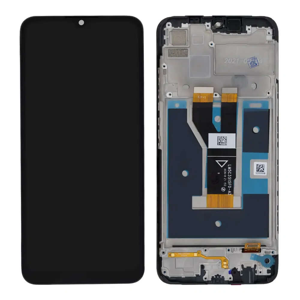 Realme Narzo 30 4G Ekran Dokunmatik Orijinal Çıtasız Ürün (Çerçevesiz)