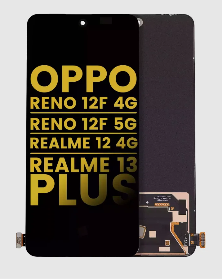 Realme Reno 12 Hafif Kavisli Ekran Dokunmatik SOFT OLED Kalite Ekran Çıtasız (Çerçevesiz)