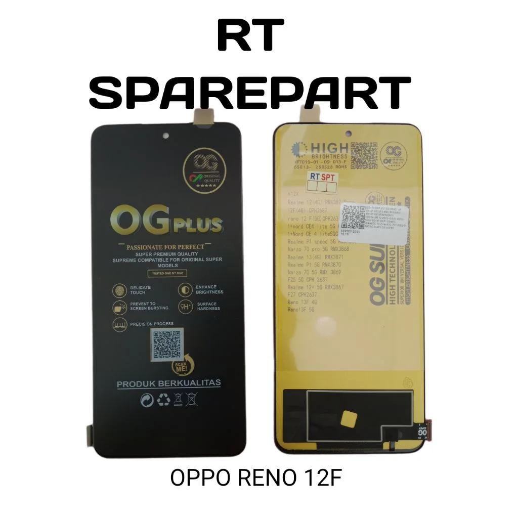 Realme Reno 13F 5G Ekran Dokunmatik OLED FK03 Çıtasız (Çerçevesiz)