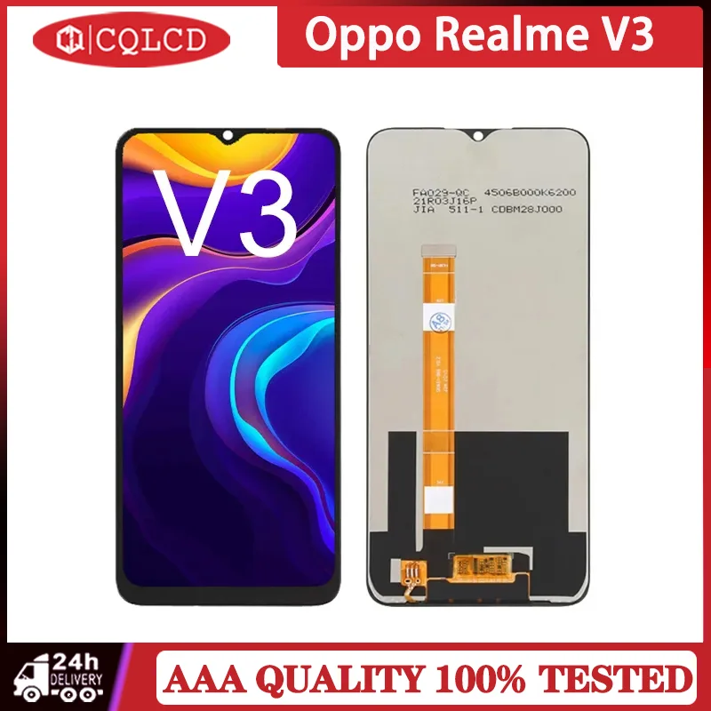 Realme V3 5G Ekran Dokunmatik Orijinal Çıtasız Ürün (Çerçevesiz)