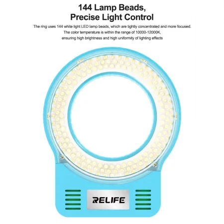 Relife RL-033M 144 Ledli Yüksek Parlaklık Ayarlanabilir Mikroskop Işığı