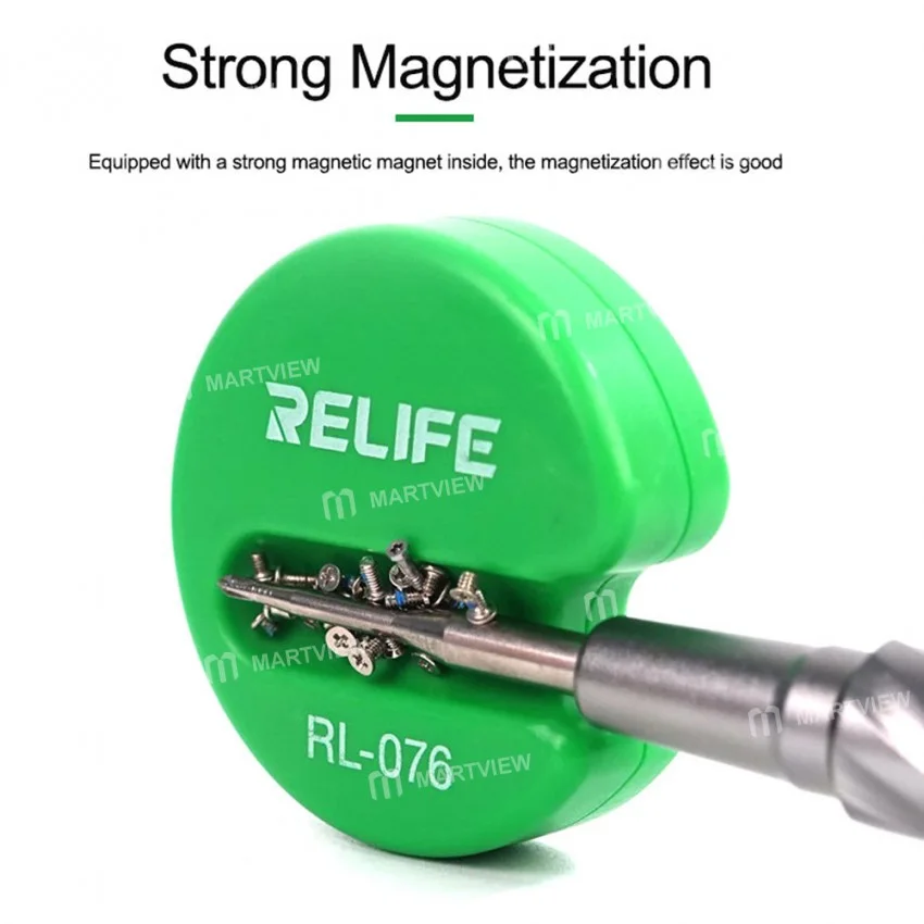 Relife RL-076 Taşınabilir Tornavida Manyetikleştirici, Hızlı Manyetikleştirme / Manyetik Alan Giderme için