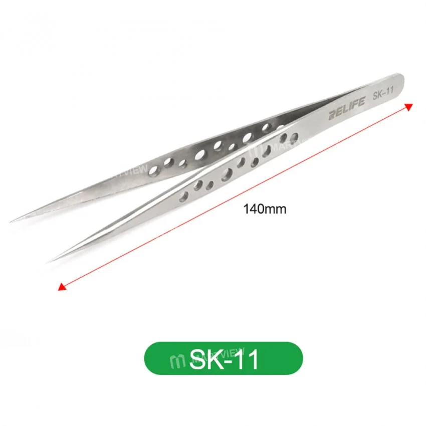 Relife SK-11 Antistatik Paslanmaz Çelik Hassas Cımbız