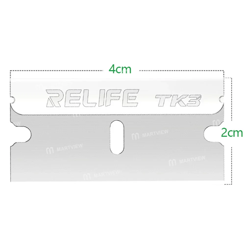 Relife TK3 Cep Telefonu Ekran Sökme / Yapıştırıcı Sökme Bıçakları – 100 Adet
