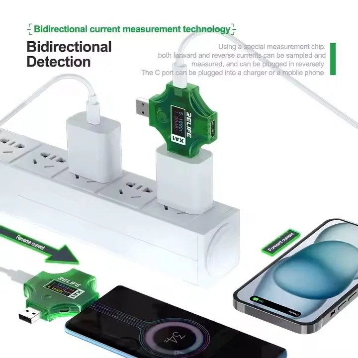 RELİFE XA1 USB AKIM ÖLÇER VE VOLTAJ CİHAZI
