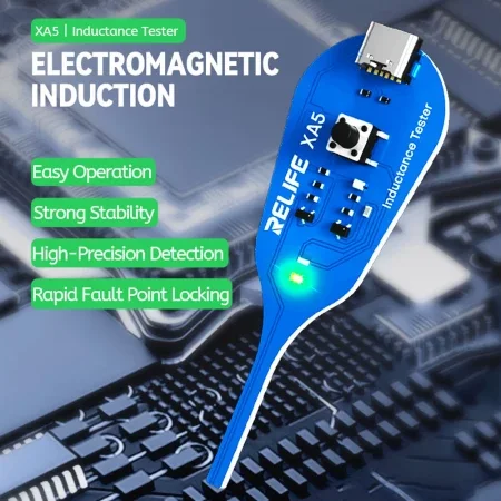 Relife XA5 Tip-C Yüksek Hassasiyetli Elektromanyetik İndüksiyon Test Cihazı Devre Kartı Arıza Tespiti İçin