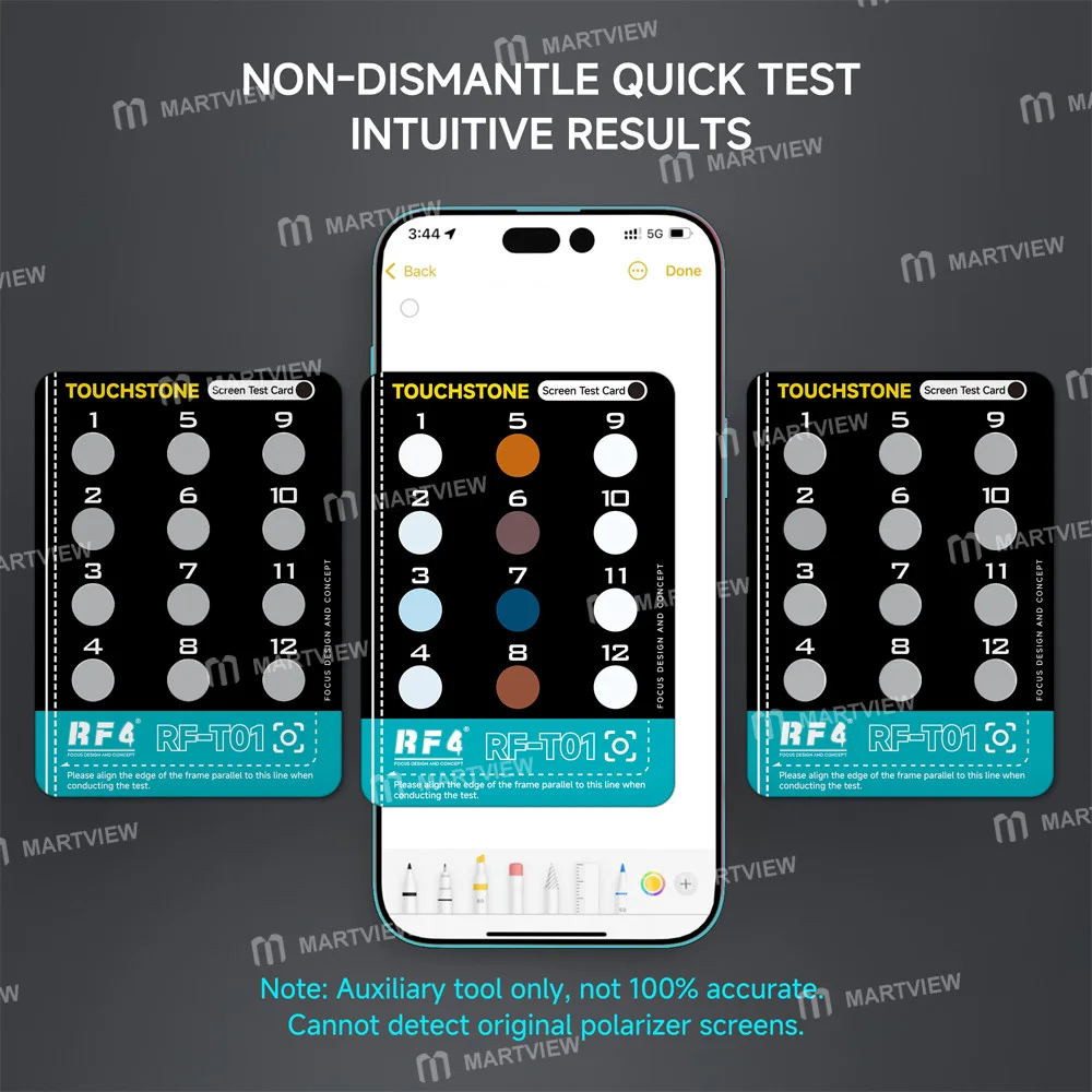RF4 RF-T01 iPhone 12 – 17 Pro Max için Orijinal Ekran Tanımlama Kartı