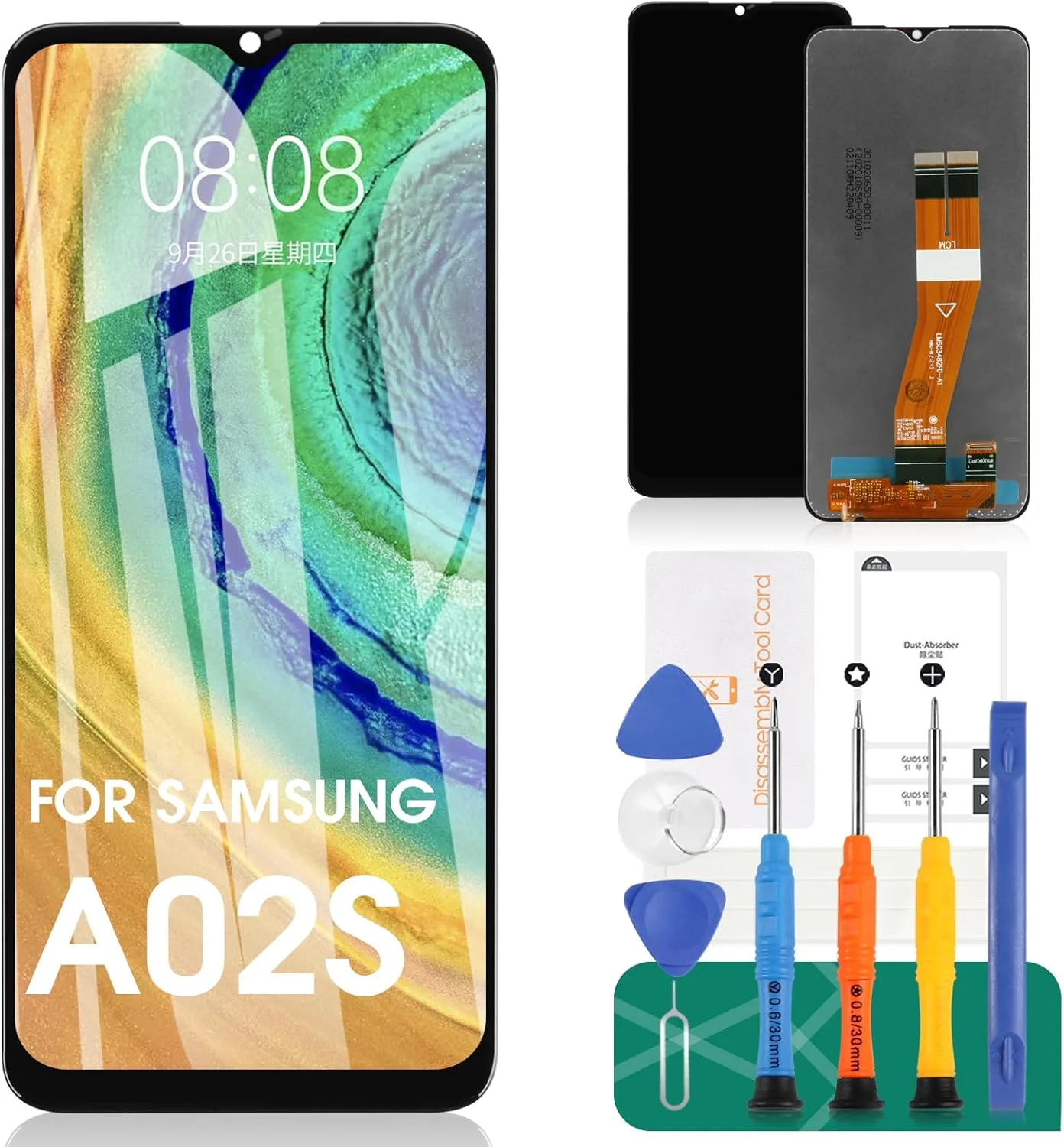 Samsung A02s Ekran Dokunmatik Orijinal UNIVERSAL Çıtasız (Çerçevesiz)