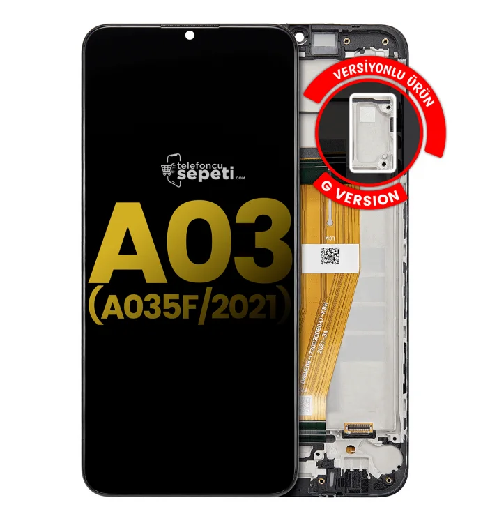Samsung A03 Çıtalı Ekran Dokunmatik Orijinal