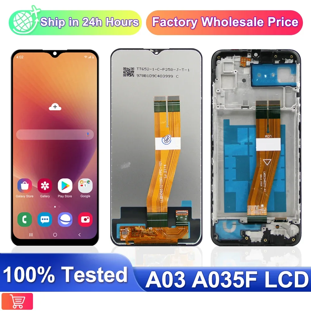 Samsung A03 Ekran Dokunmatik Orijinal UNIVERSAL Çıtasız (Çerçevesiz)