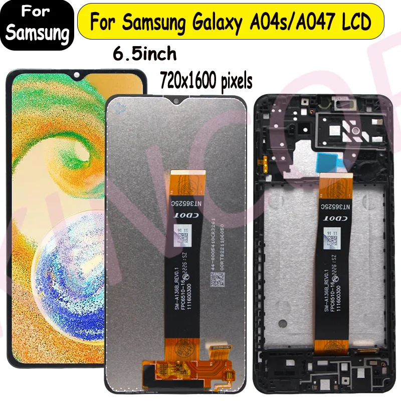 Samsung A04s Çıtalı Ekran Dokunmatik Orijinal
