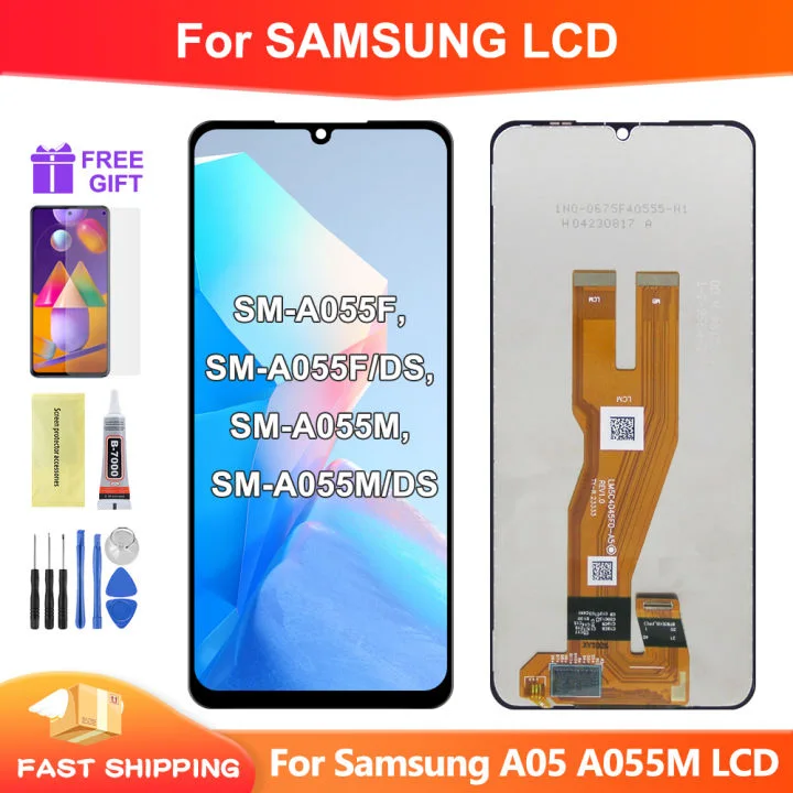 Samsung A05 Ekran Dokunmatik Orijinal Çıtasız Ürün (Çerçevesiz)