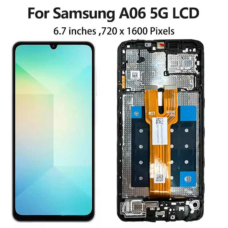 Samsung A06 5G Ekran Dokunmatik Orijinal Çıtasız Ürün (Çerçevesiz)